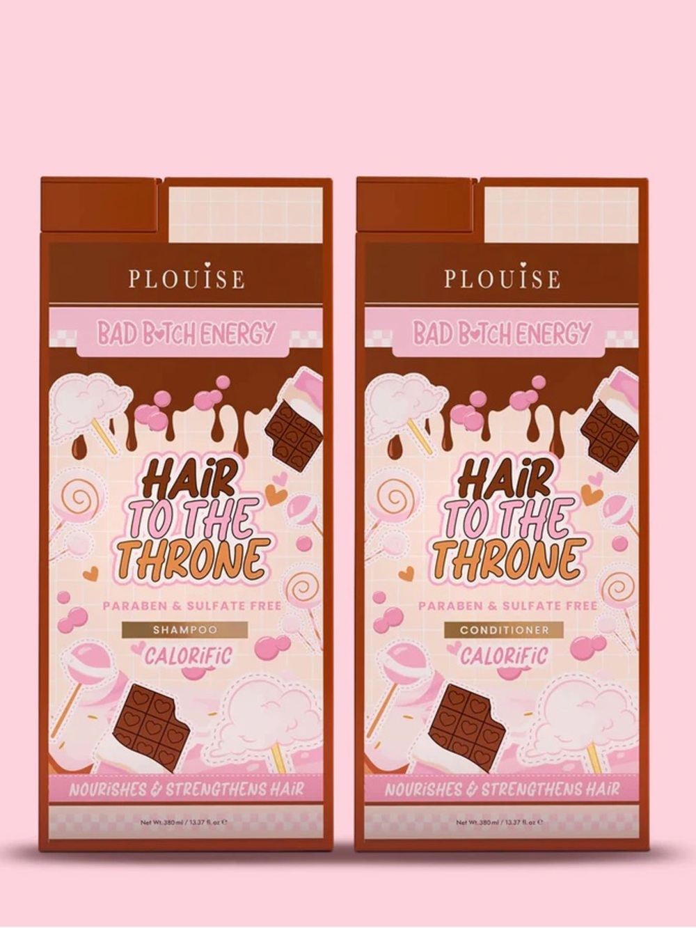 P.Louise Hair To The Throne Shampoo & Conditioner Bundle - Calorific